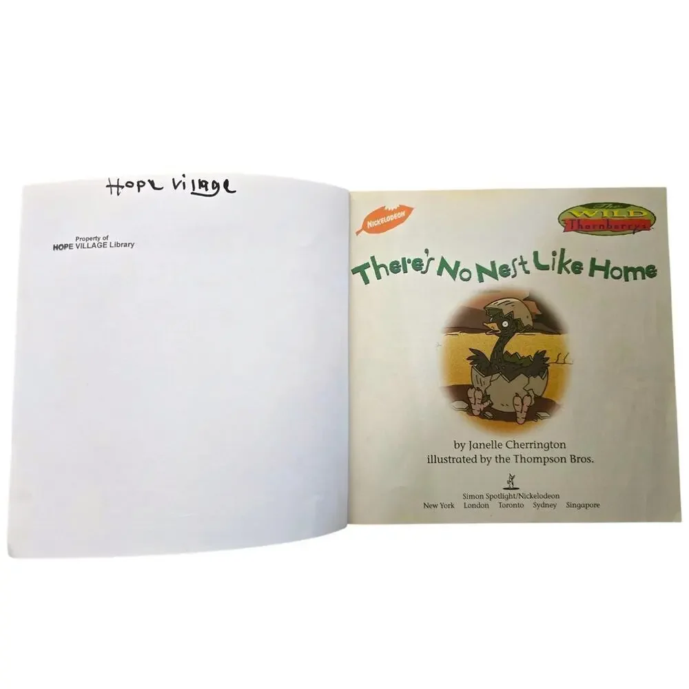 VTG Nickelodeon Wild Thornberrys Book Bundle Klasky Ksupo 2003 Y2K